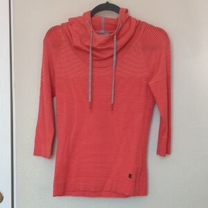 Smartwool Women's Red Cowl Neck Sweater